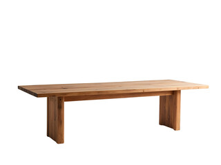 Fototapeta premium Wooden dining table isolated