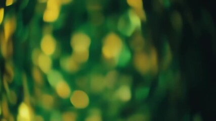 Abstract bokeh background of green and yellow - Powered by Adobe