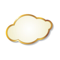 Gold Luxury Label Frames and Ribbon Banners Vector Set