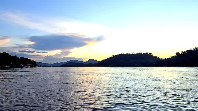 Evening view of the Mekong River