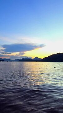 Evening view of the Mekong River