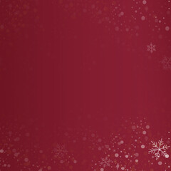 Festive christmas card with ornaments gifts and bells on a green background wishing merry christmas