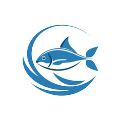 vector illustration of a fish