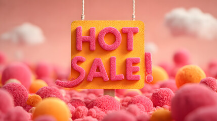 Poster design with hot sale and crazy offer banners advertising discounts for one day, no logos, no brands