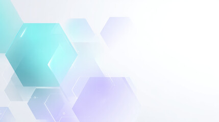 Abstract digital circuitry background with hexagonal shapes and soft pastel colors.