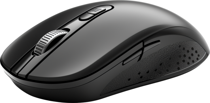 black computer mouse