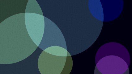Abstract Overlapping Circles Corporate Motion Background
