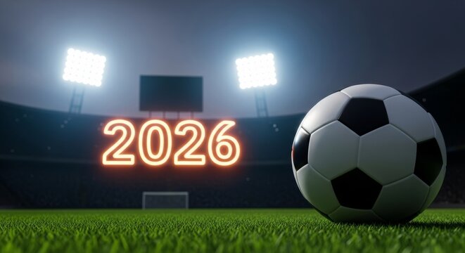 Football 2026 Event at Night Stadium