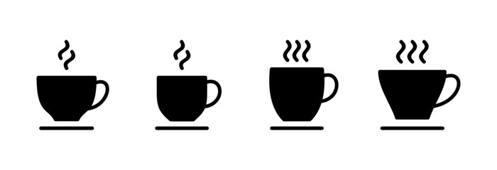 coffee cup icon vector illustration. cup a coffee sign and symbol