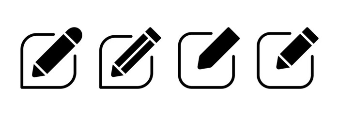 Edit icon vector illustration. edit document sign and symbol. edit text icon. pencil. sign up