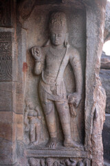 vishnu statue at badami