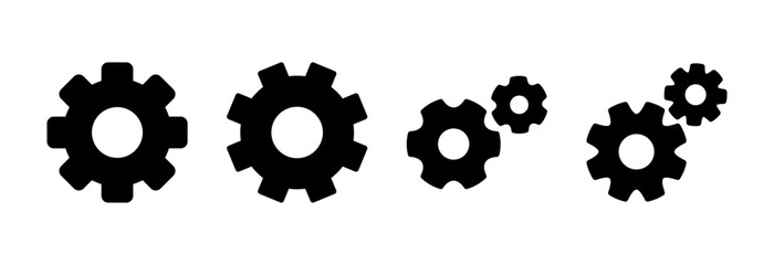 setting Icon vector illustration. Cog settings sign and symbol. Gear Sign