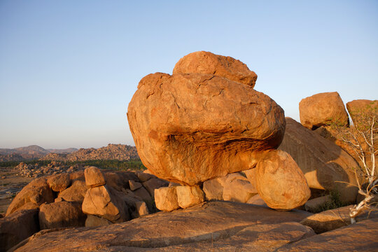 red rocks in the desert