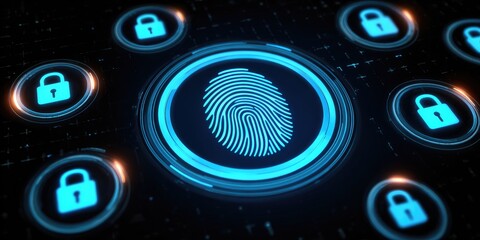 Advanced biometric fingerprint authentication for enhanced security in server intelligence computing environments