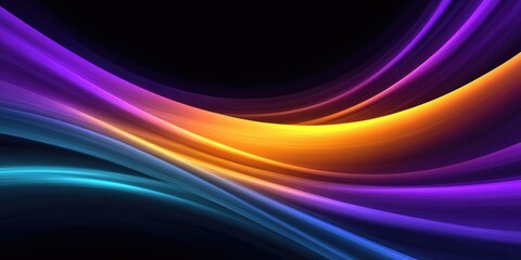 Smooth flowing abstract background with colorful lines and depth dynamic visuals for creative projects