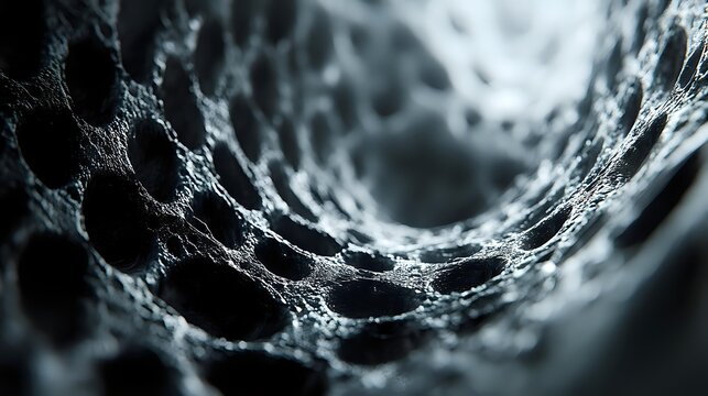 Delicate spider web covered in morning dew drops creates intricate pattern of silvery threads against dark background, macro photography reveals nature's geometric design. - Powered by Adobe