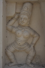 statue of goddess in temple