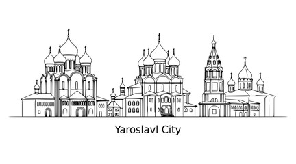 Obraz premium Yaroslavl City, Russia