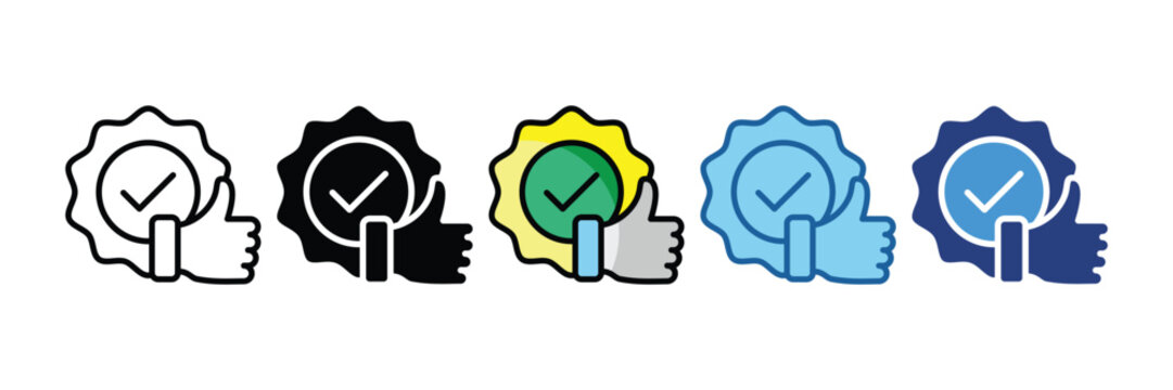 Quality Seal  Icon Element For Design