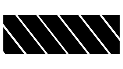 Black bold minimalist diagonal lines seamless pattern or hatching shaped, Stripe texture on a transparent background. PNG file. Ideal for backgrounds, digital art or bold graphic design concepts.