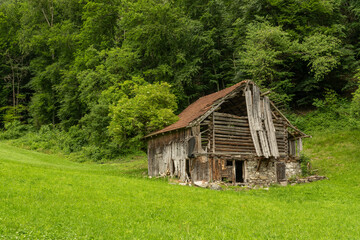 old abandoned shack