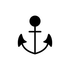 Anchor icon vector for web and mobile app. Anchor sign and symbol. Anchor marine icon.
