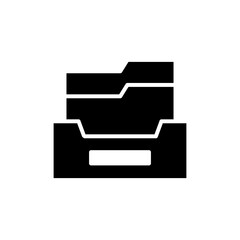 Archive folders icon vector for web and mobile app. Document vector icon. Archive storage icon.