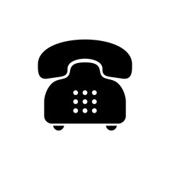 Telephone icon vector for web and mobile app. phone sign and symbol