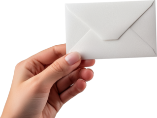 hand holding a letter 