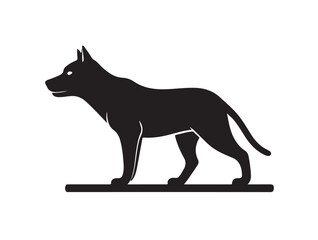 Designora icon in silhouette white background.