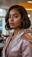 Portrait of a young Girl as a fashion model, still life photography