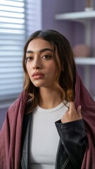 Portrait of a young Girl as a fashion model, still life photography