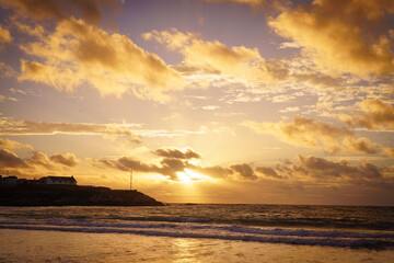 Lots of things happening on Trearddur Bay beach 