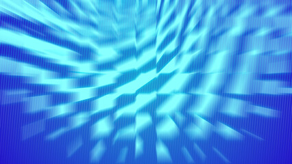 Abstract creative glowing glare light with dash line on gradient blue background illustration.