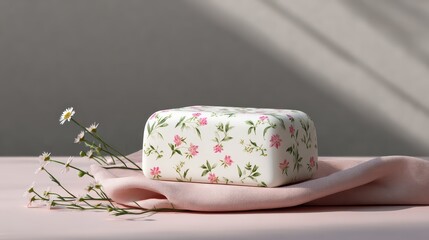 Cosmetic Bar Soap Mockup Template