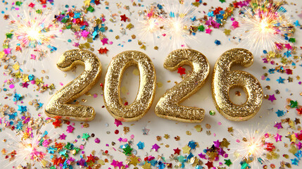 Elegant Happy New Year 2026 Celebration