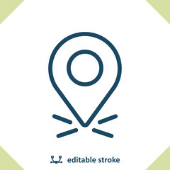 Map Pin Icon. Map Marker, Map, GPS, Location