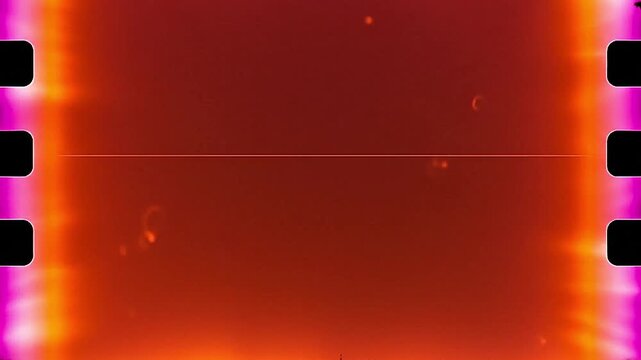 Download orange film burn overlay effect for video editing and transitions
