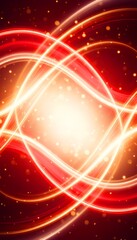 Cinematic Christmas abstract light background with swirling