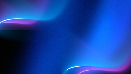 Mystical Flow Abstract Blue and Purple Light Background