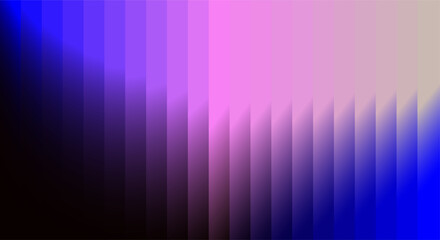 Abstract vertical lines of purple pink and blue light