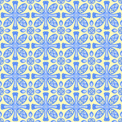 seamless floral and butterfly pattern
