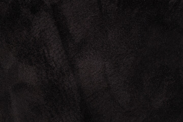 Soft black plush fabric texture © MAXSHOT_PL