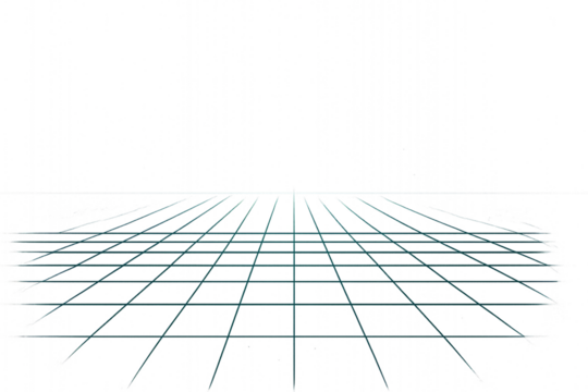 Glowing Grid Perspective — Futuristic Digital Background - Powered by Adobe