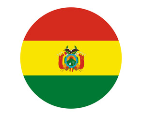 Bolivia Emblem Flag Symbol Icon Vector Illustration Abstract Design Element