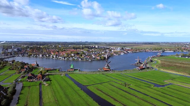Zaanse Schans on the Zaan Netherlands