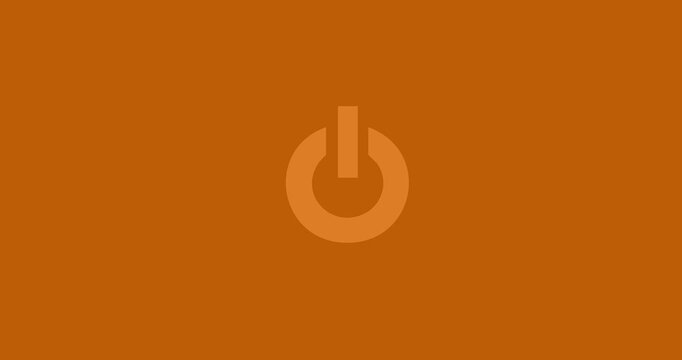Multimedia animated icon animated high quality power
