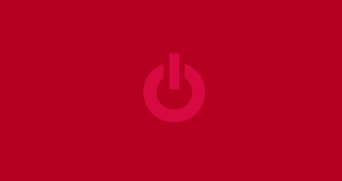 Multimedia animated icon animated high quality power