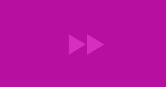 Multimedia animated icon animated high quality fast forward