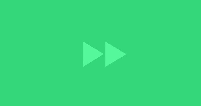 Multimedia animated icon animated high quality fast forward